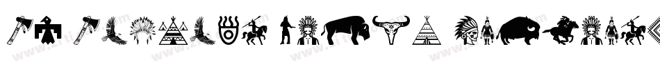 CK Cowboys & Indians字体转换